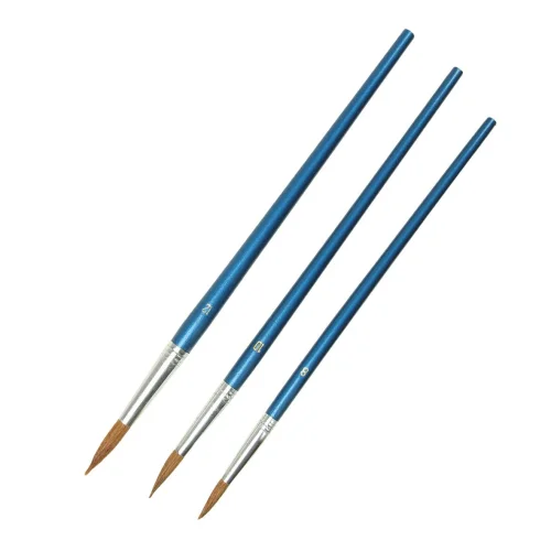 Paint brushes round №8~12 3 pieces, 1000000000100230
