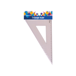 Триъгълник Centrum 30* 23см прозрачен