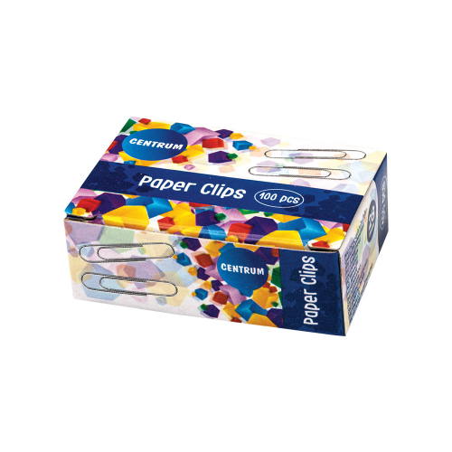 Кламери Centrum 28 мм никелирани оп. 100, 1000000000017750 02 