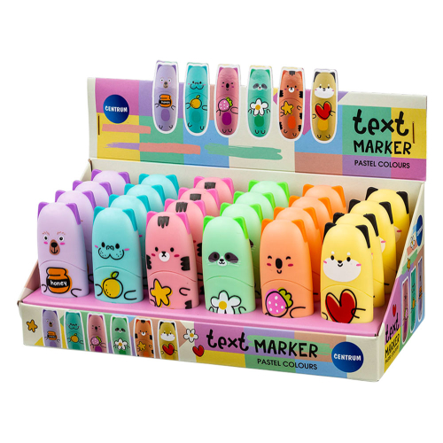 Текст маркер MiniCat пастел микс 24 броя, 1000000000052345 09 