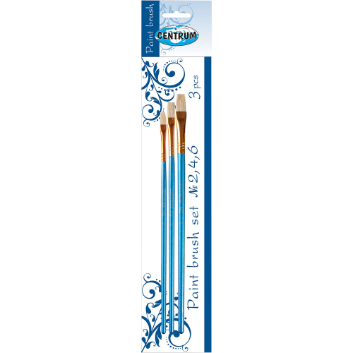 Четки за рисуване плоски №2~6 3 броя, 1000000000014865 02 