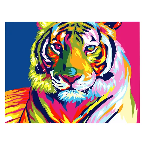 Set for coloring acrylic 80908 Tiger, 1000000000044666