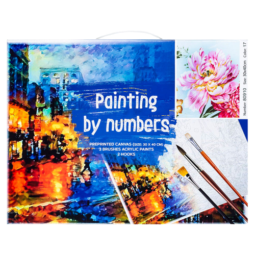 Set for coloring acrylic 80910 Flower, 1000000000044668 02 