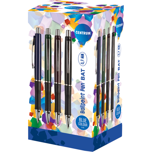 Химикалка Centrum Bat 0.7 мм асорти, 1000000000011895 05 