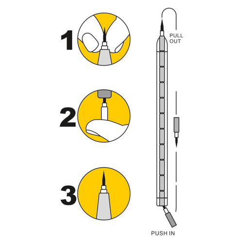 Sector pencil HB Centrum 0,7mm assorted, 1000000000045701 06 