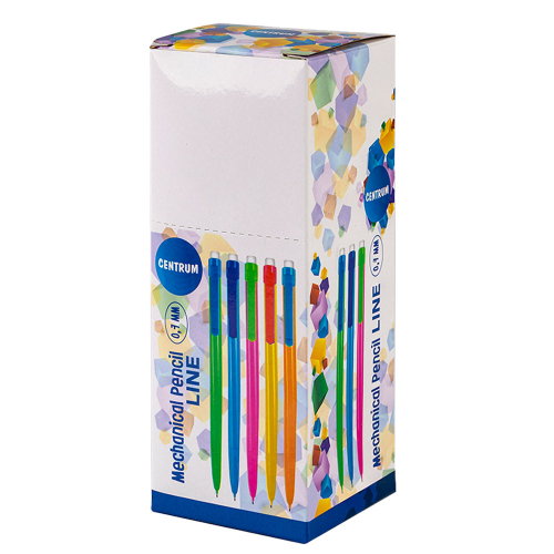 Авт. молив Centrum Line 0.7мм aсорти, 1000000000044290 03 