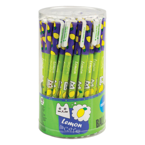 Химикалка Centrum Lemon 0.7 мм синя, 1000000000040076 03 