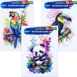 Акварелен скицник Centrum A4 200гр 20л