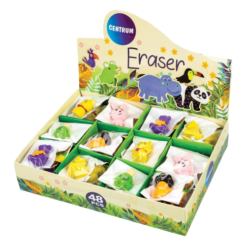 Eraser Centrum 84877 Animal assorted, 1000000000040078 06 