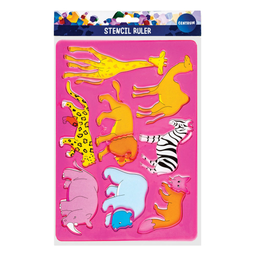 Drawing template Centum Animals assorted, 1000000000039902 05 