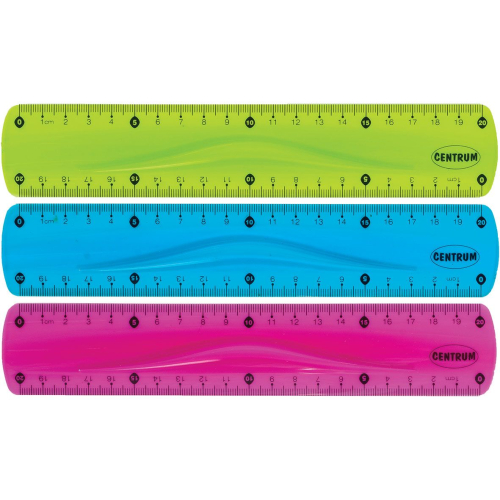 Centrum Flexible ruler 20 cm assorted, 1000000000024076 02 