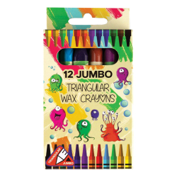 Wax pastels Centrum Jumbo Zoo 12 colors