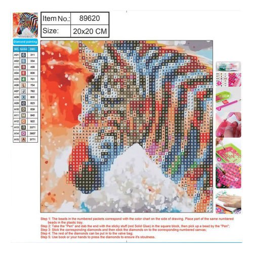 Мозайка Centrum 5D Diamond 89620 20/20см, 1000000000039909 02 