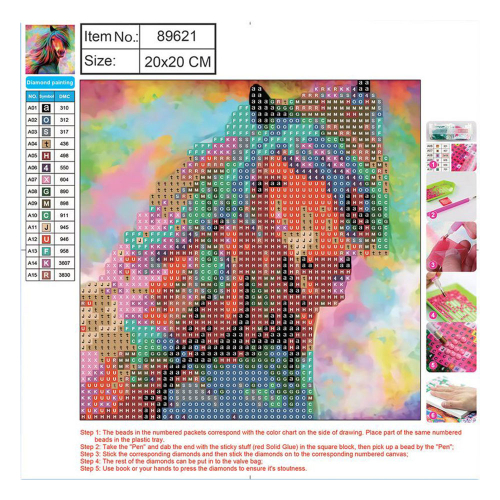 Мозайка Centrum 5D Diamond 89621 20/20см, 1000000000039910 02 