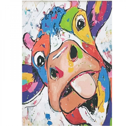 Acrylic painting set 89651 Cow
