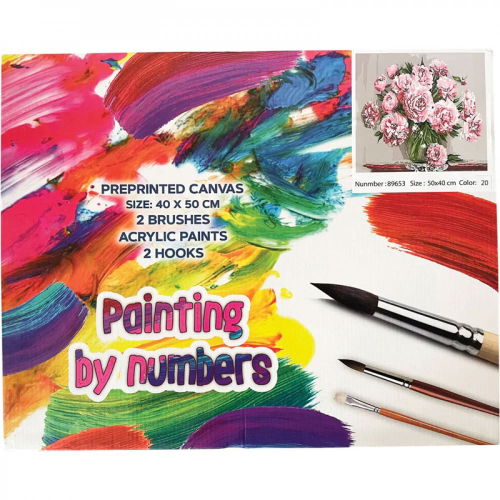 Acrylic painting set 89653 Roses, 1000000000042804 02 