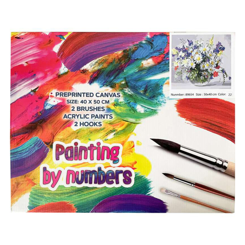 Acrylic painting set 89654 G.flowers, 1000000000042805 02 