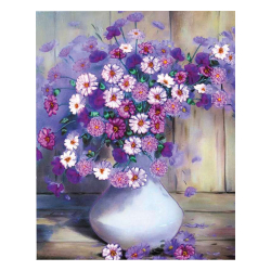 Acrylic painting set 89657 Flowers