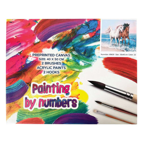 Комплект за рисуване акрил 89659 Коне, 1000000000042808 02 