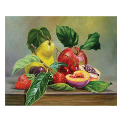 Acrylic painting set 89682 Fruits