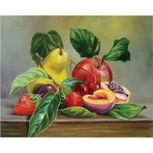 Acrylic painting set 89682 Fruits, 1000000000042811