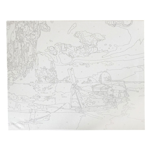 Acrylic painting set 89689 boat, 1000000000041570 03 