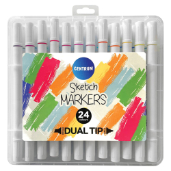 Sketch маркер Centrum 2 върха 24 цвята