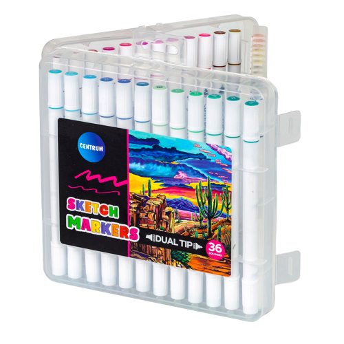 Sketch маркер Centrum 2 върха 36 цвята, 1000000000044293 02 