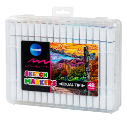 Sketch маркер Centrum 2 върха 48 цвята
