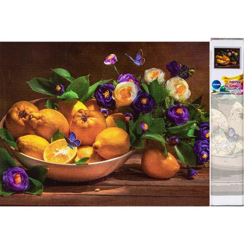 Acrylic painting set 89780 Lemons, 1000000000042834