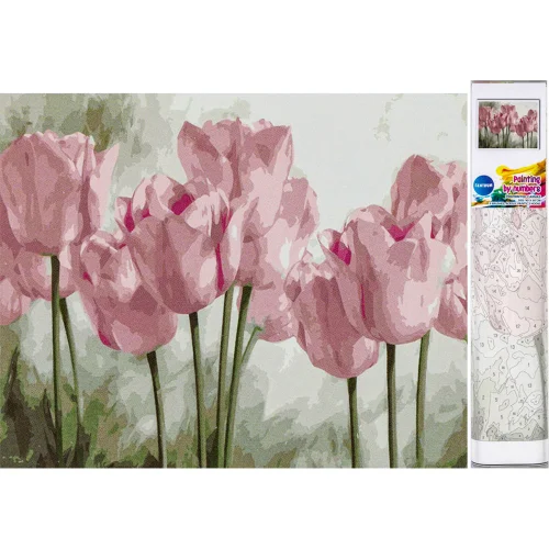 Acrylic painting set 89781 Tulips, 1000000000042835