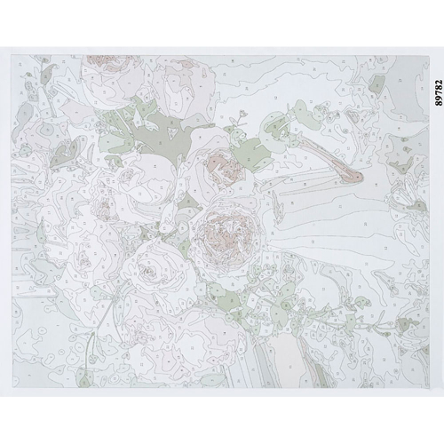 Acrylic painting set 89782 W.roses, 1000000000042836 02 