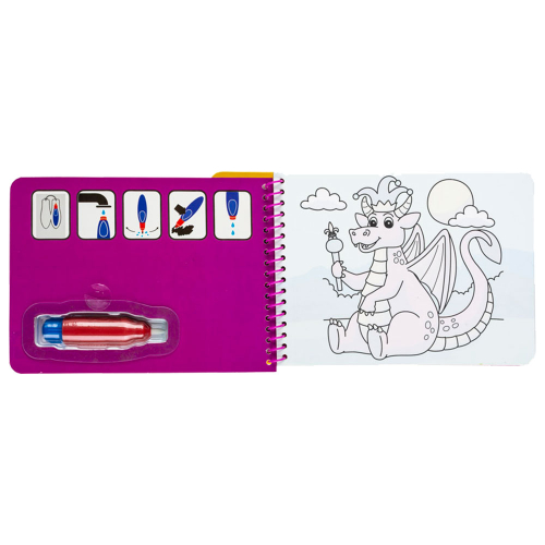 Книжка за оцветяване с вода 15х20см, 1000000000045703 02 