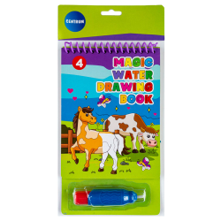 Книжка за оцветяване с вода 13.7х18.3см