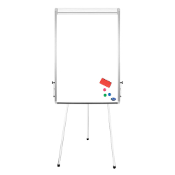 Flipchart magnetic with 2 arms + wheels