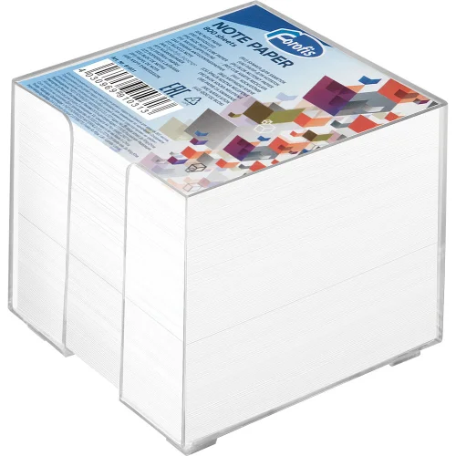 Paper cube Forofis 90/90 white PVC 800sh, 1000000000036794