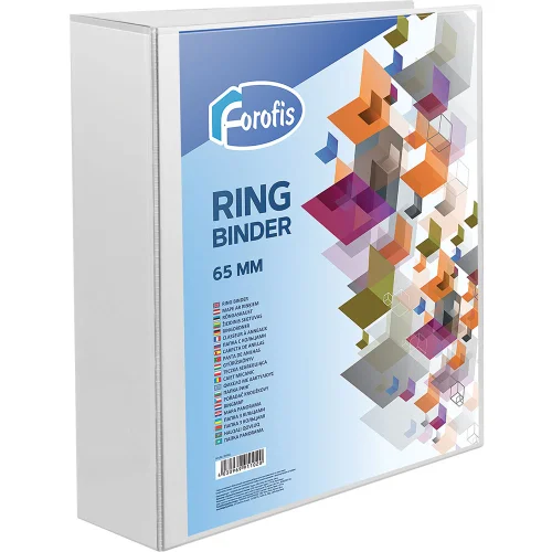 Folder 4D ring 60mm Forofis A4 9cm white, 1000000000039927
