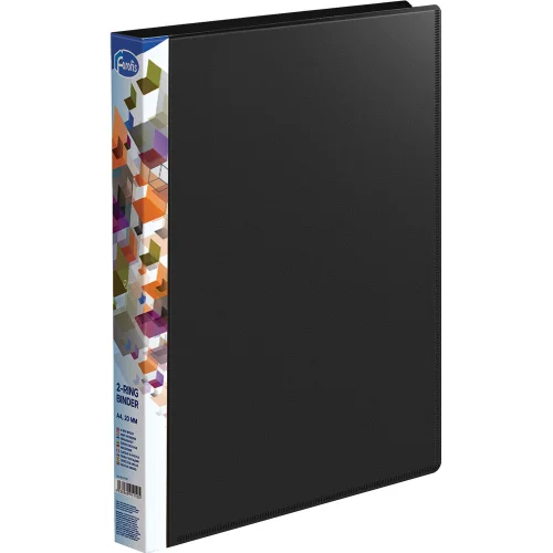 Folder 2 rings Forofis PVC A4 4cm black, 1000000000043194