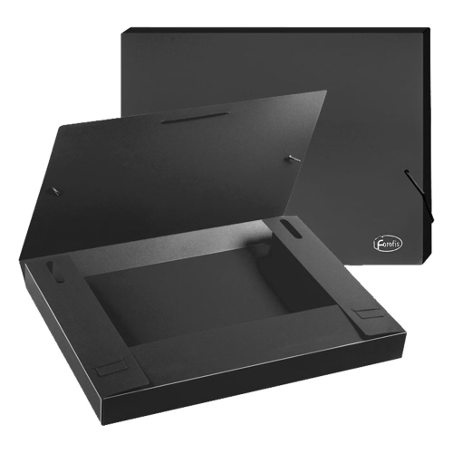 Box with elastic Forofis PVC 3cm black, 1000000000039928 02 