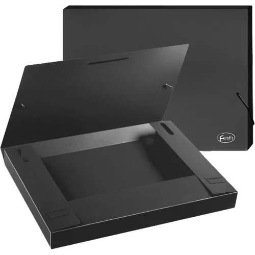 Box with elastic Forofis PVC 3cm black, 1000000000039928 02 