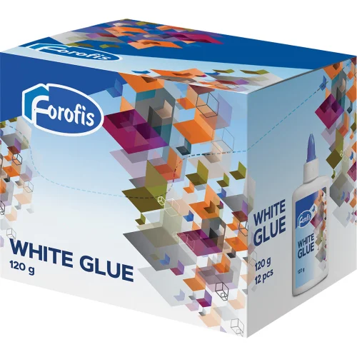 Glue white pva Forofis white 120g, 1000000000038604 02 