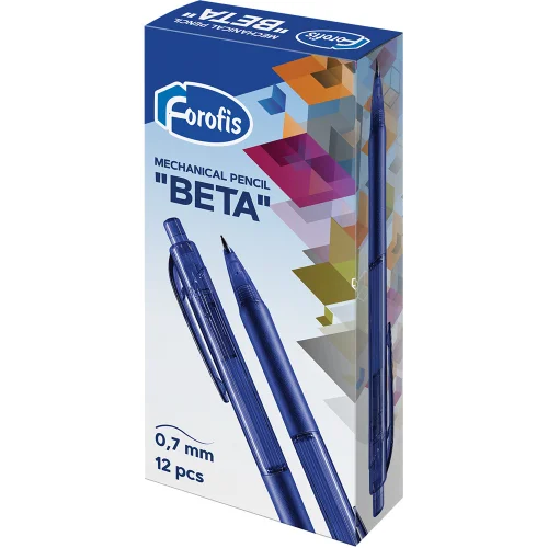 Молив авт.Forofis Beta 0.7 мм син, 1000000000038614 02 