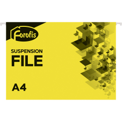 Hanging folder Forofis V-shaped yellow