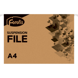 Hanging folder Forofis V-shaped brown