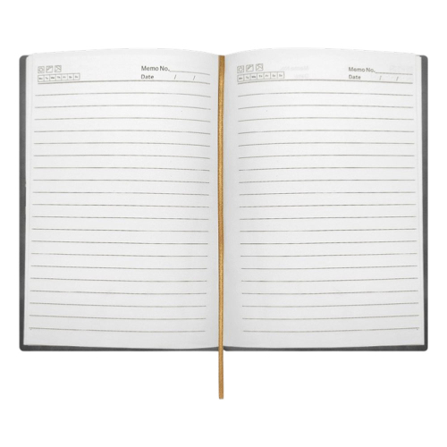 A5 Forofis notebook 120 sheets black, 1000000000052352 02 