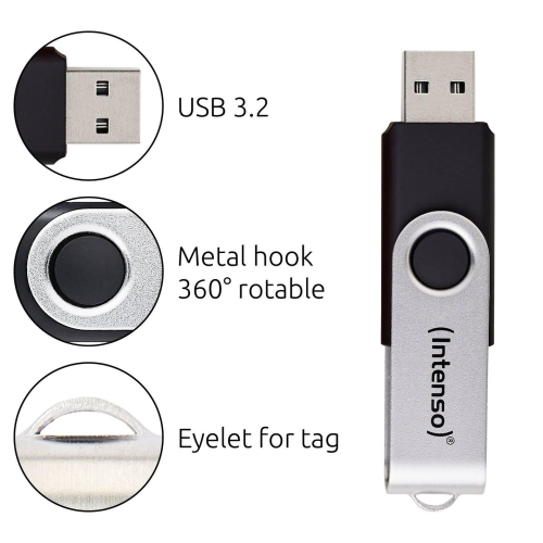 Памет USB Intenso 3.2 32GB Office Line, 2004034303036332 07  — OK Office Памет USB Intenso 3.2 32GB Office Line, 2004034303036332 07