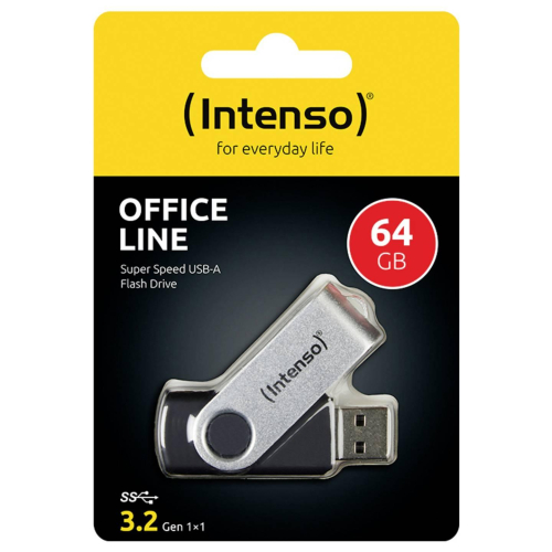 Intenso USB Flash Drive 3.2 64GB Office Line, 2004034303036363 02 