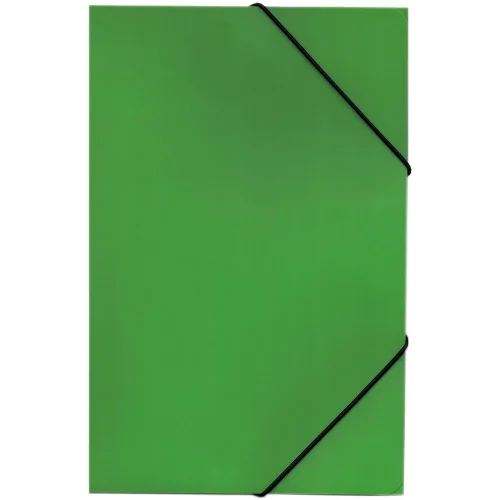 Папка pvc с ластик A4 зелен, 1000000000001170