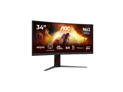 Геймърски монитор AOC CU34G4ZCA 34