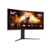 Геймърски монитор Aoc CU34G4CA 34' Fast VA 3440x1440, Curved, 2004038986113519 06 
